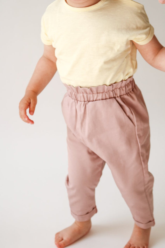 Rose Limited Edition High-waisted Baby Trousers