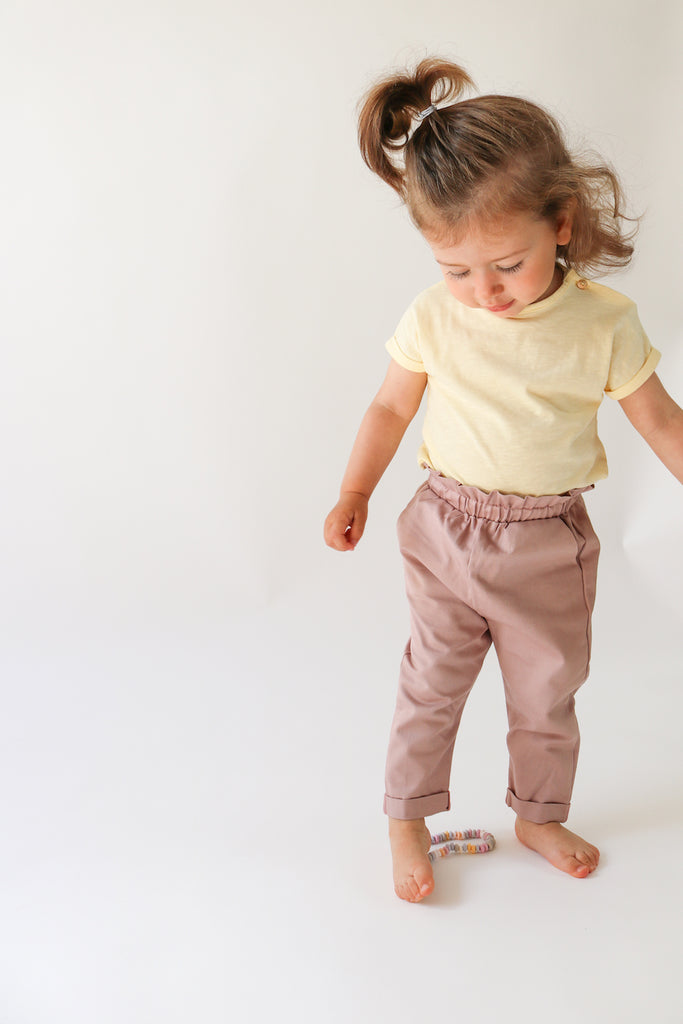 Rose Limited Edition High-waisted Baby Trousers